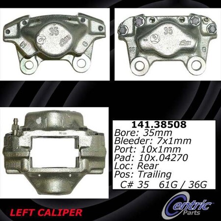 Centric Parts Loaded Caliper, 142.38507 142.38507